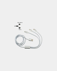 Custom 3-in-1 charging cable 47-inch fast charge - 13