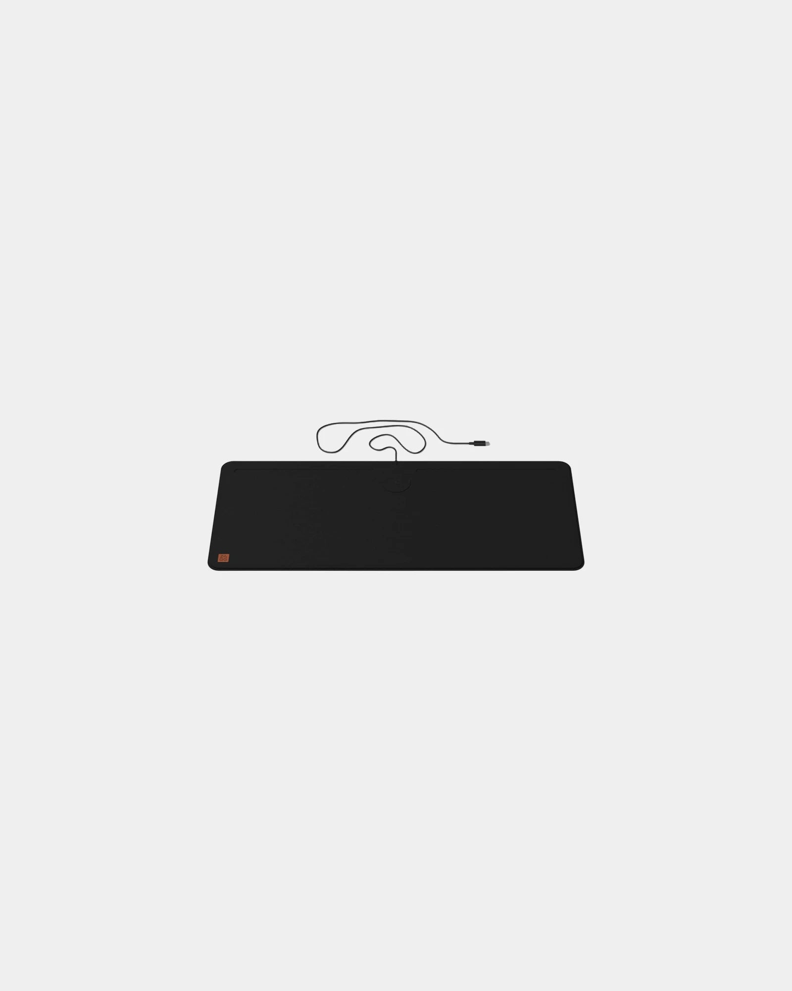 Custom wireless charging desk mat with USB-C cable - 1
