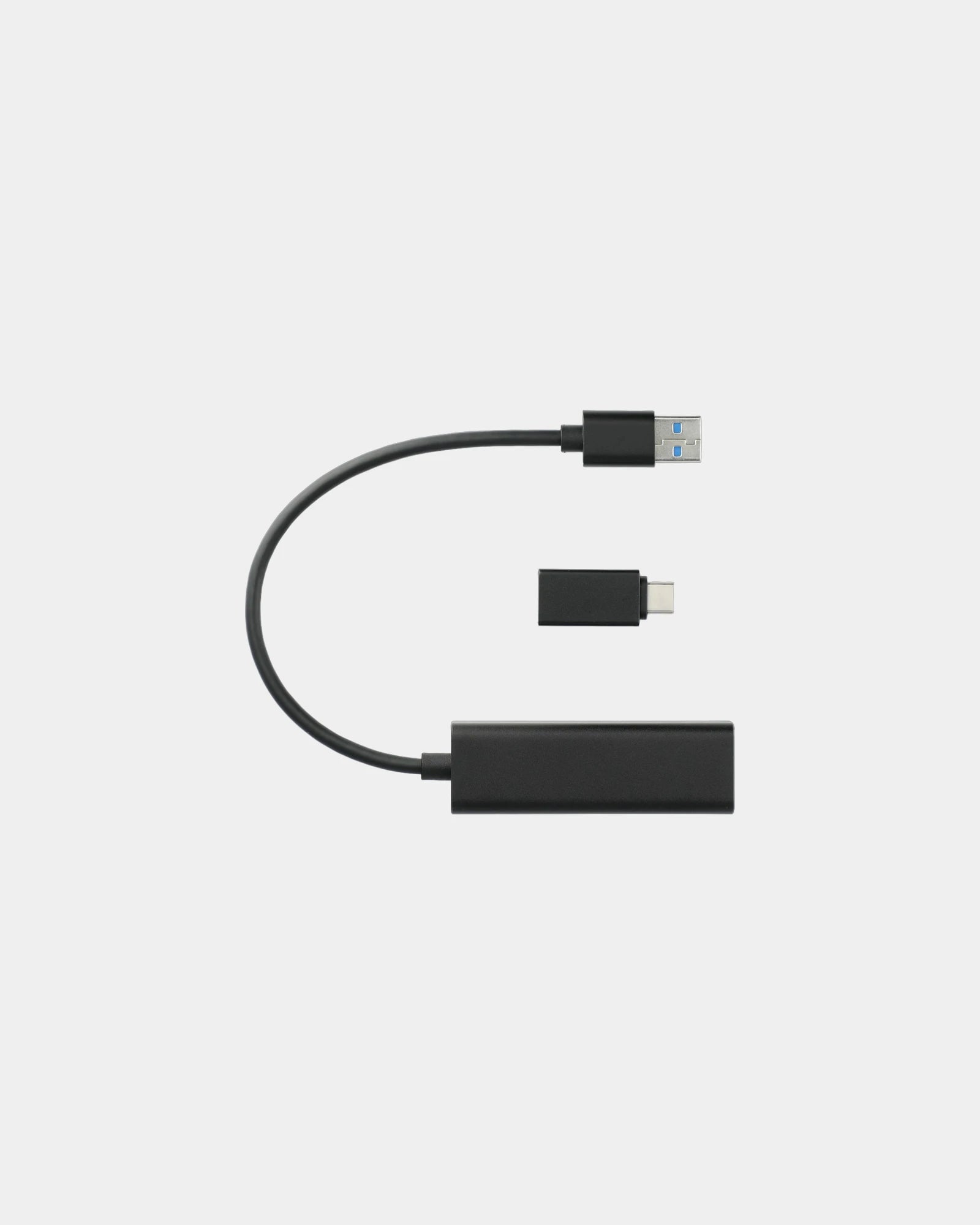 Custom aluminum 4-port USB 3.0 hub with Type-C adapter - 1