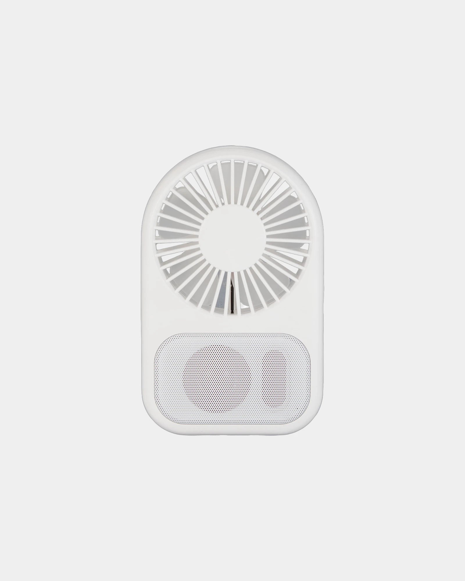 Custom desktop fan with Bluetooth speaker, 3W sound - White (Wh)