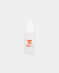 Custom insulated stainless steel LARQ 17 oz bottle - White