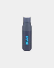 Custom insulated stainless steel LARQ 17 oz bottle - Navy Blue