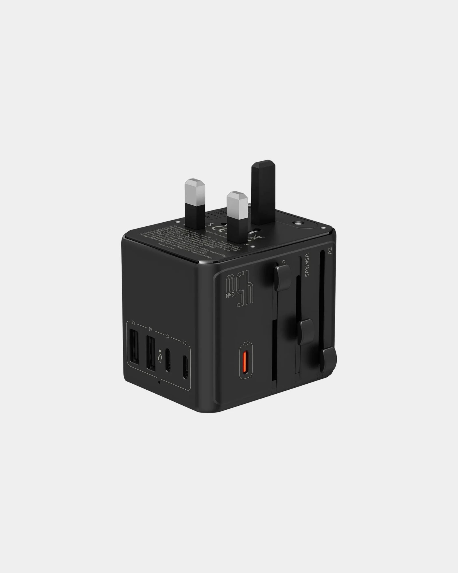 Custom world travel adapter with 45W USB-C charging - 4