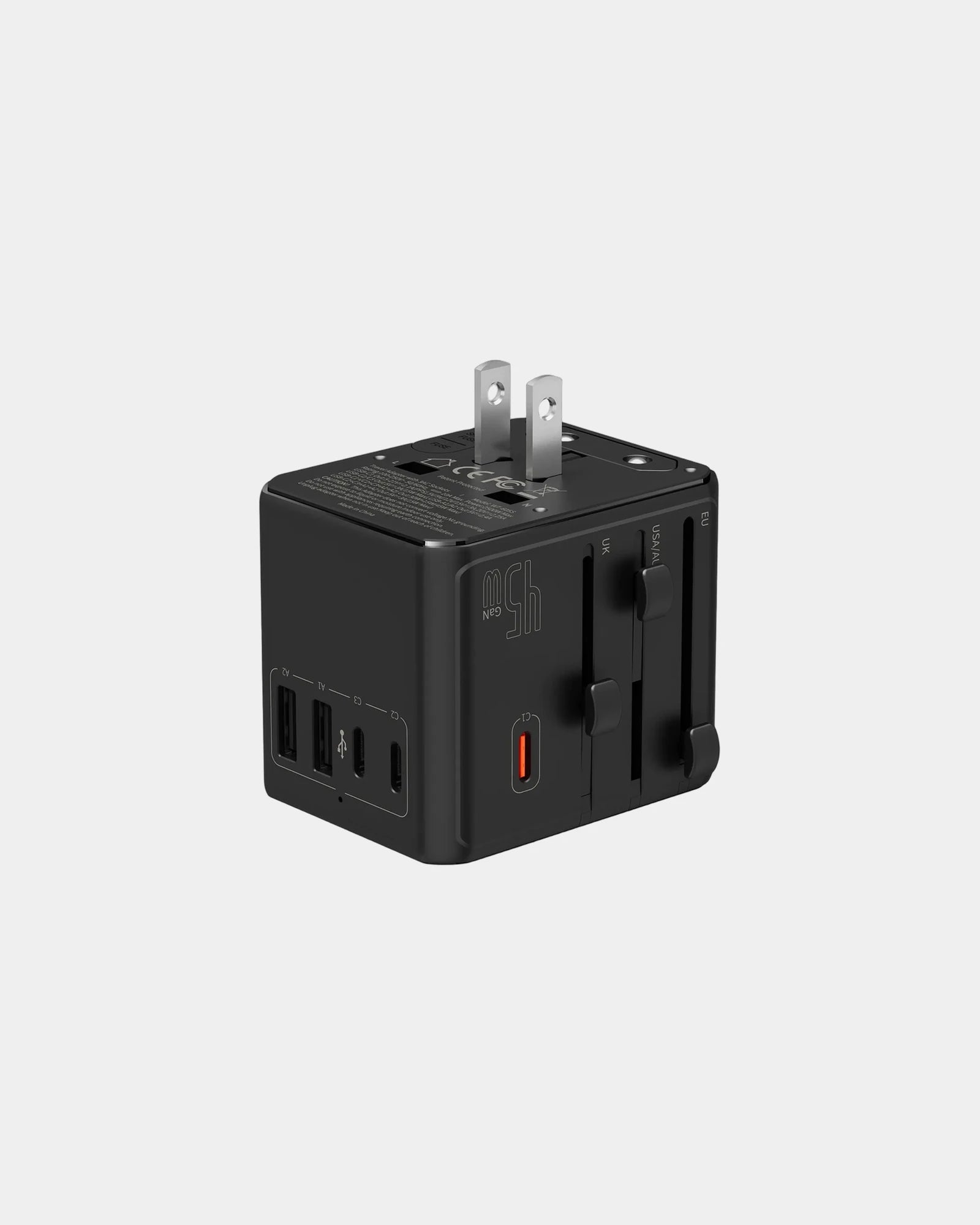 Custom world travel adapter with 45W USB-C charging - 5