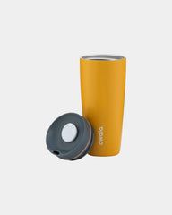 Custom insulated 20 oz stainless steel coffee tumbler - Golden Quest