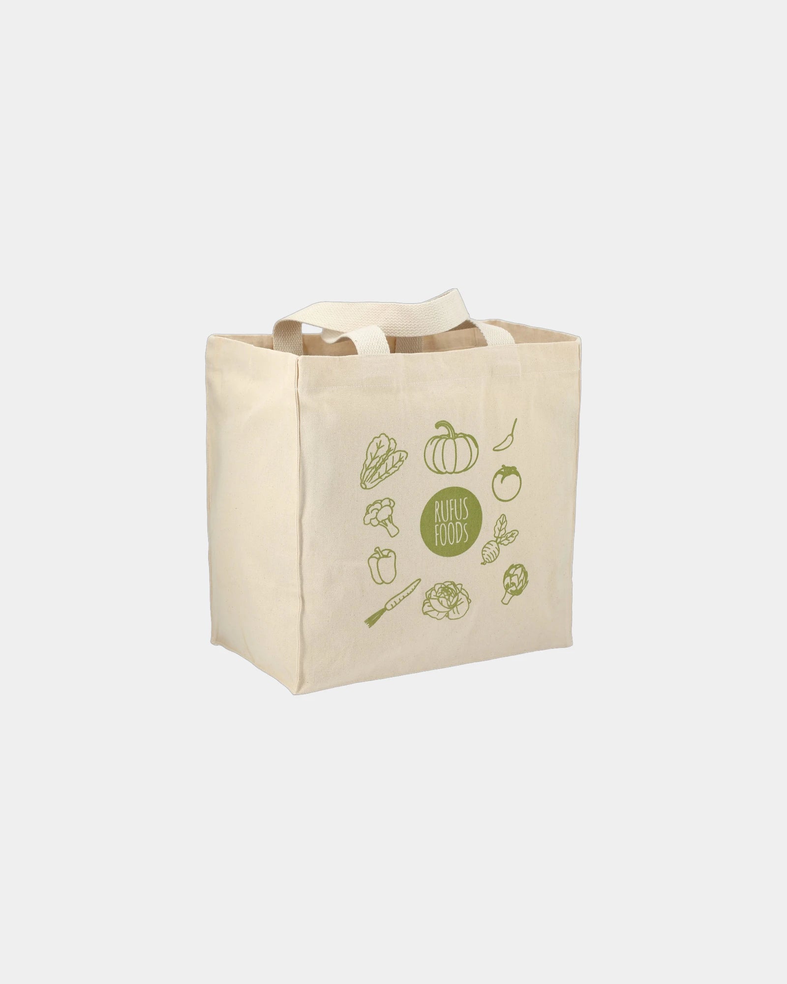 Custom 8-oz cotton grocery tote bag - 5
