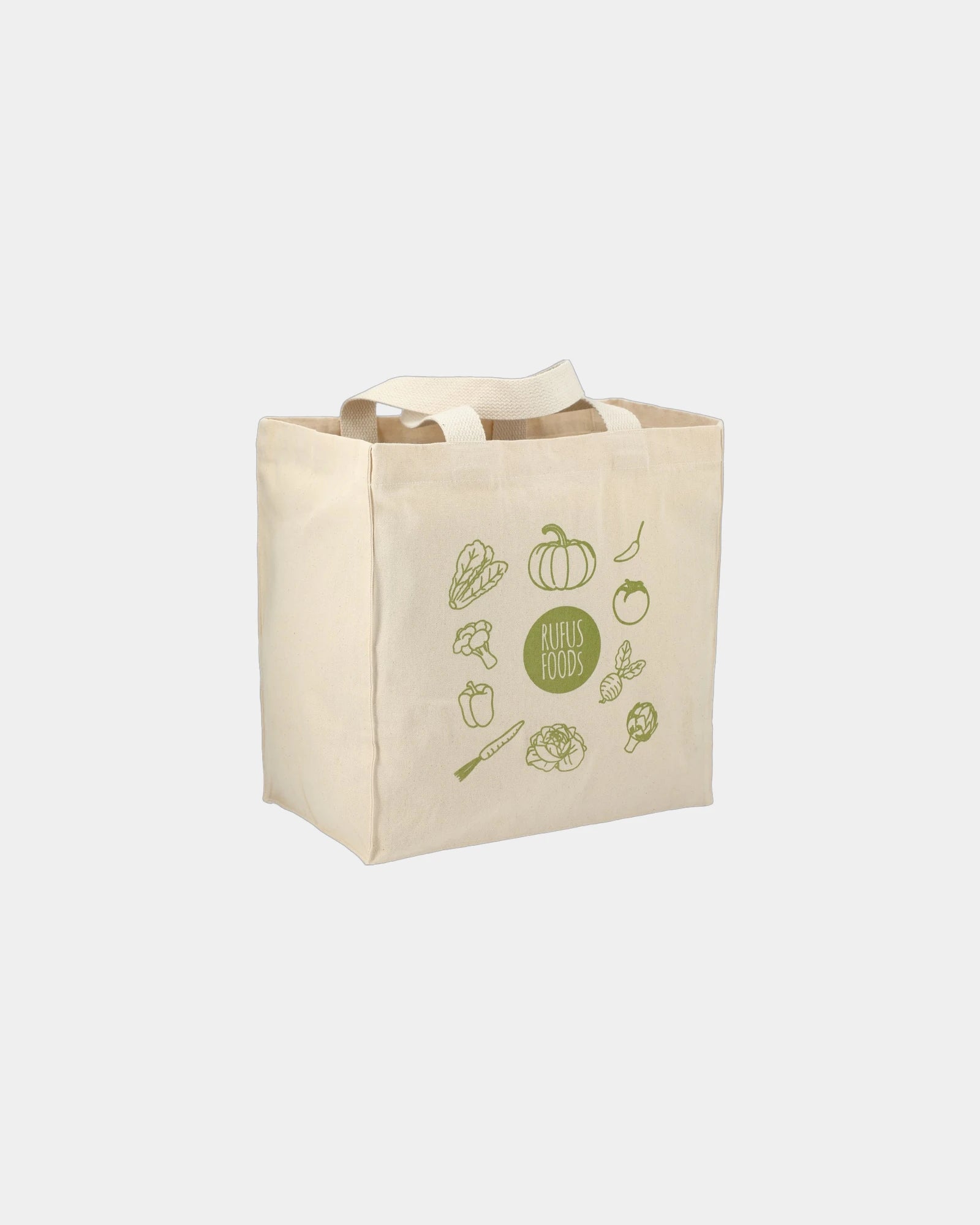 Custom 8-oz cotton grocery tote bag - 7