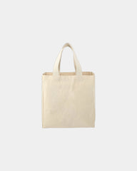 Custom 8-oz cotton grocery tote bag - Natural (Nt)