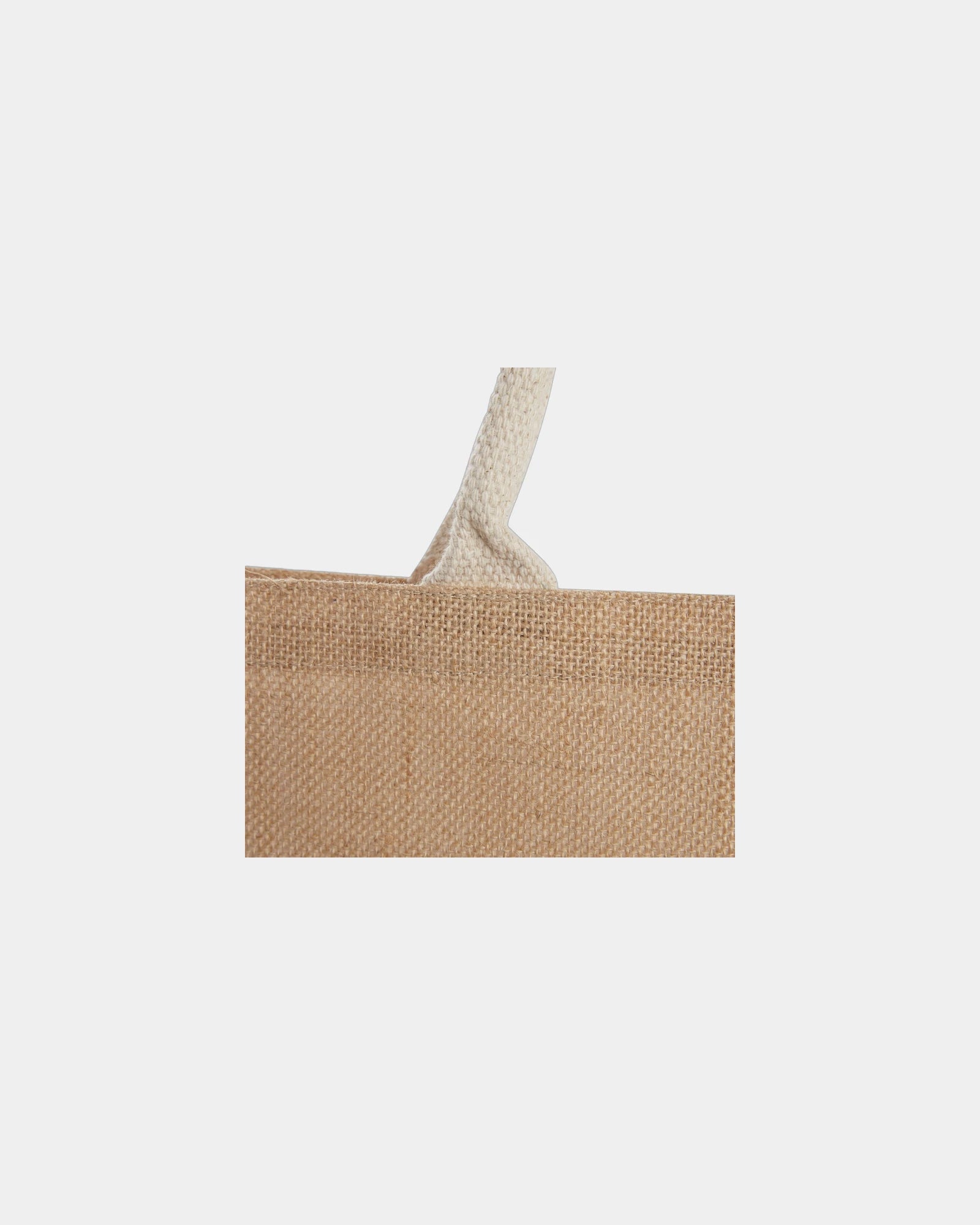 Custom recycled cotton jute 18L tote bag - 1