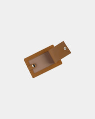 Custom pineapple leather luggage tag 4.25" x 2.75" - 4