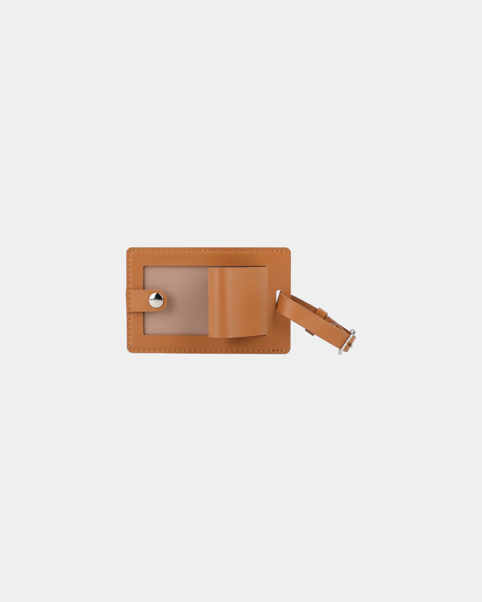 Custom pineapple leather luggage tag 4.25" x 2.75" - 2
