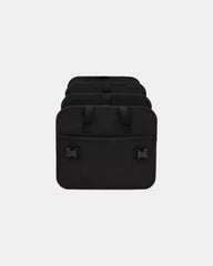 Custom recycled 3-compartment trunk organizer - Black (Bk)