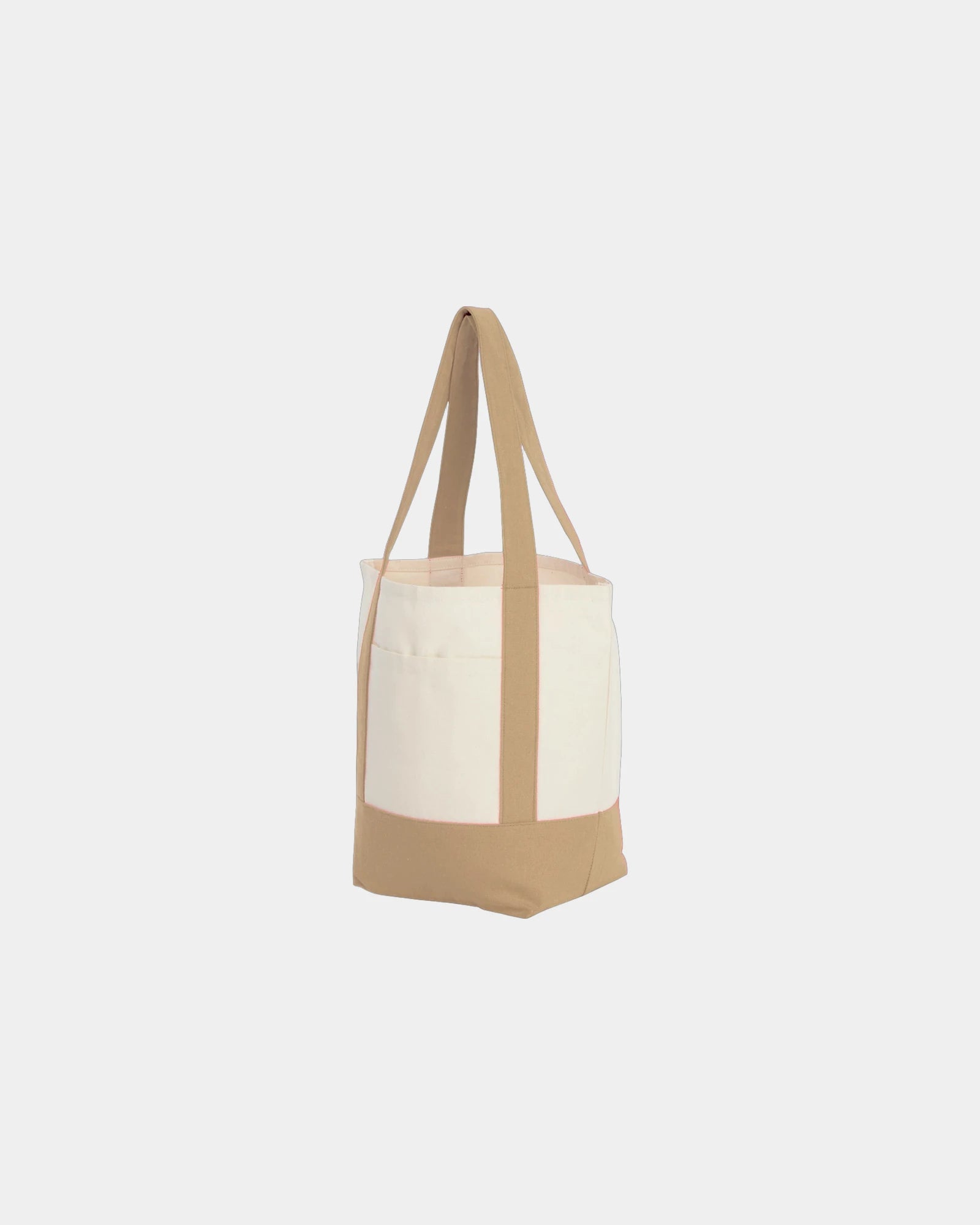 Custom recycled cotton canvas mini tote bag 6x11x13 - 26