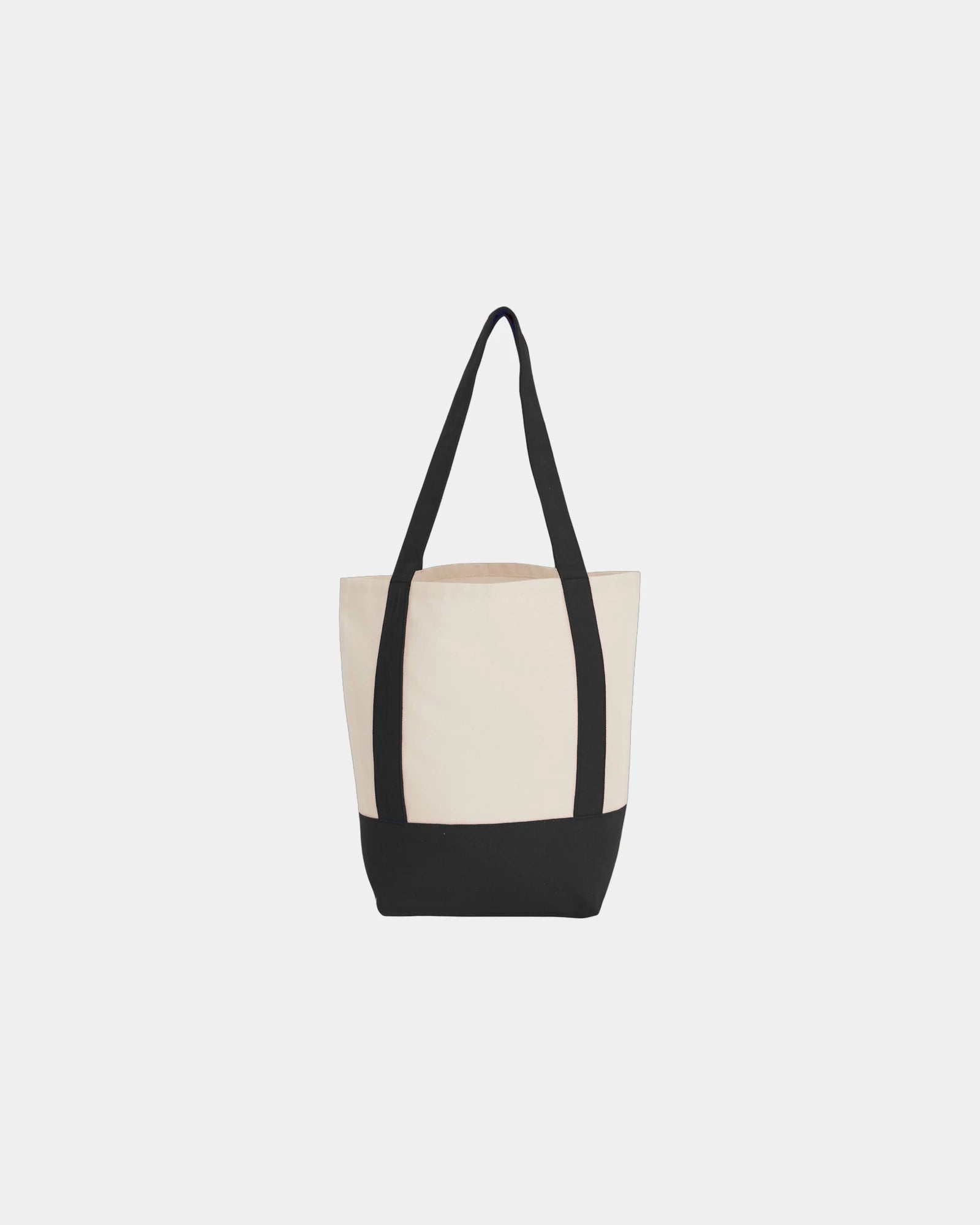 Custom recycled cotton canvas mini tote bag 6x11x13 - 4