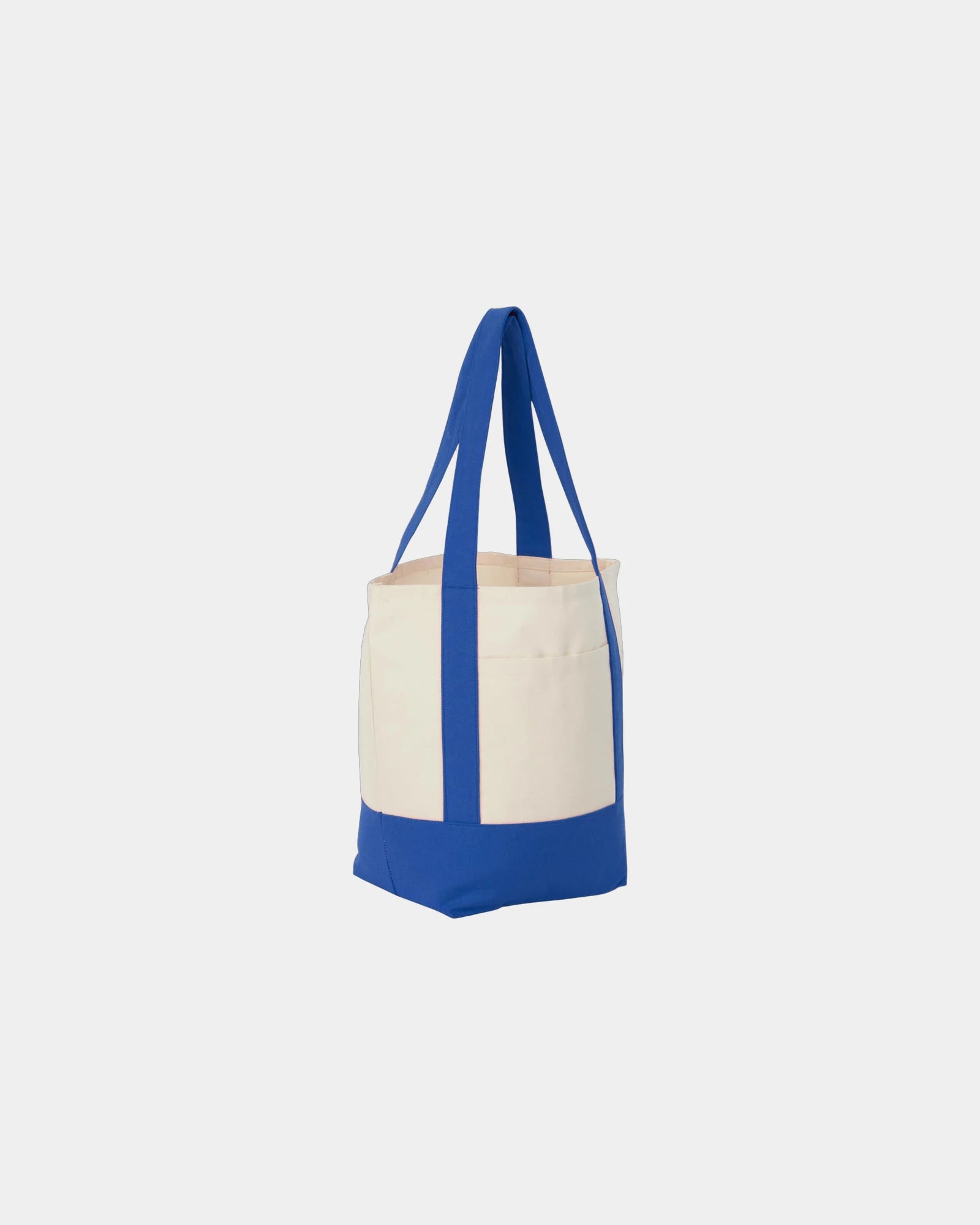 Custom recycled cotton canvas mini tote bag 6x11x13 - 17