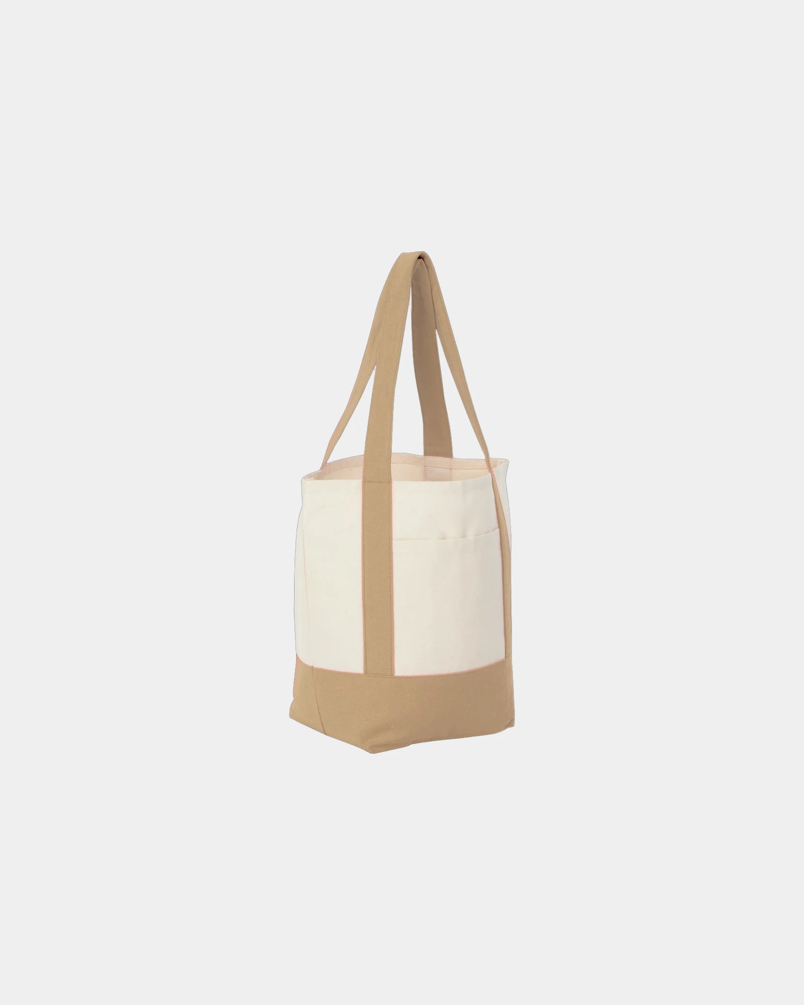 Custom recycled cotton canvas mini tote bag 6x11x13 - 27