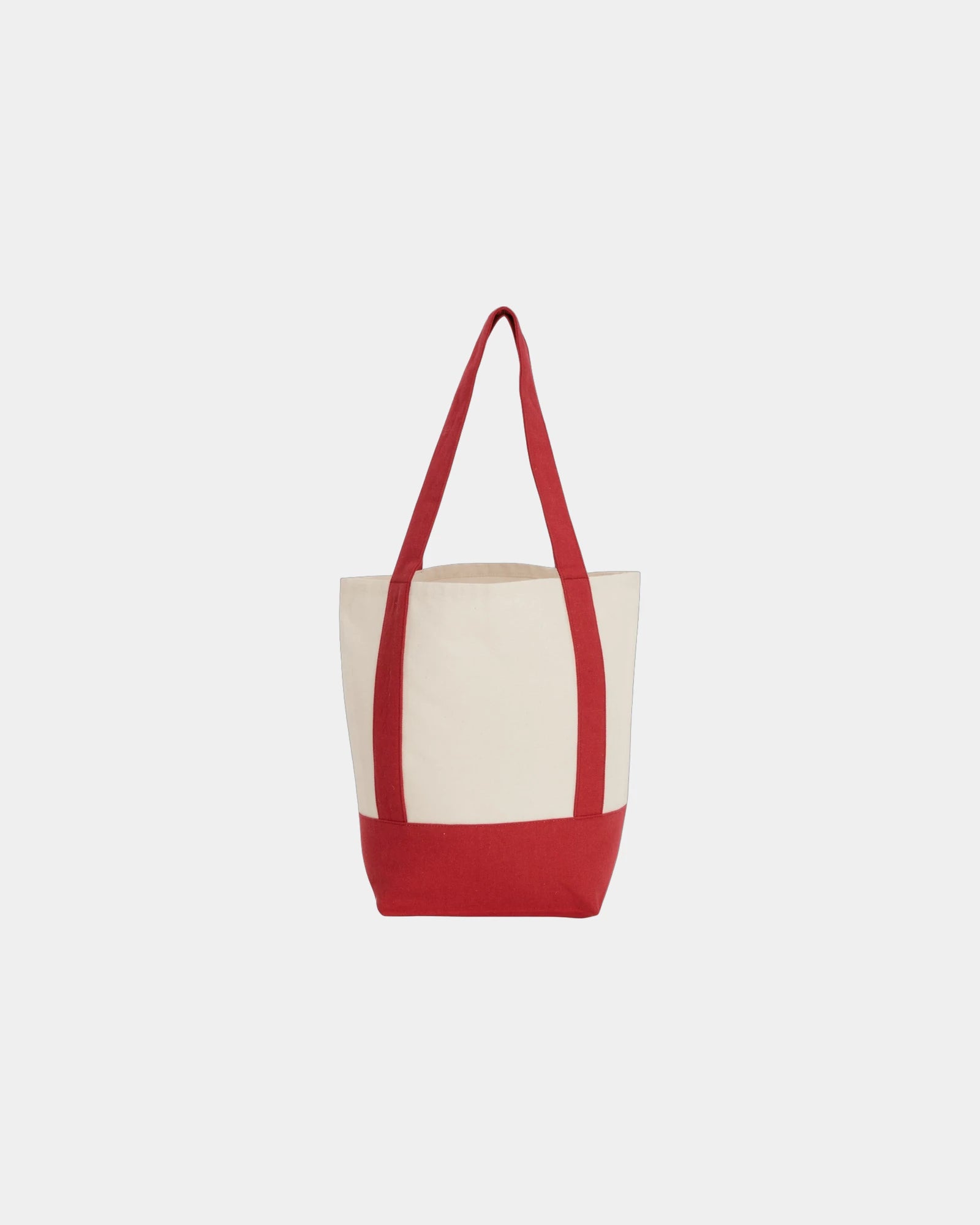 Custom recycled cotton canvas mini tote bag 6x11x13 - 13