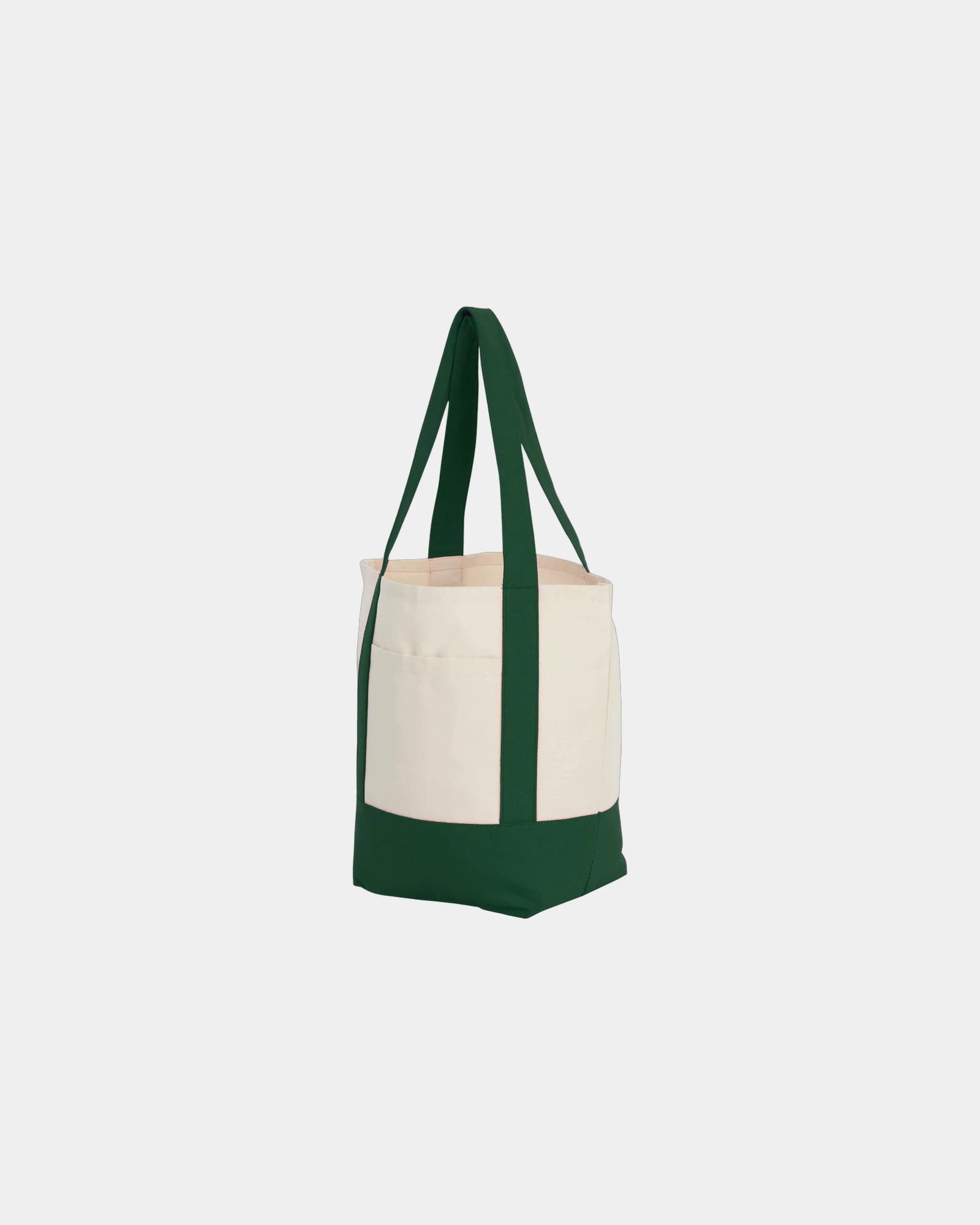 Custom recycled cotton canvas mini tote bag 6x11x13 - 21