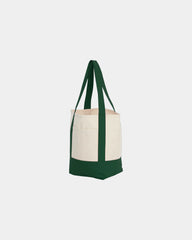 Custom recycled cotton canvas mini tote bag 6x11x13 - 21
