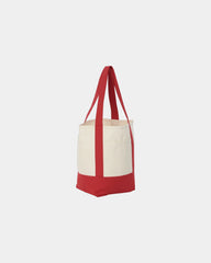 Custom recycled cotton canvas mini tote bag 6x11x13 - 12