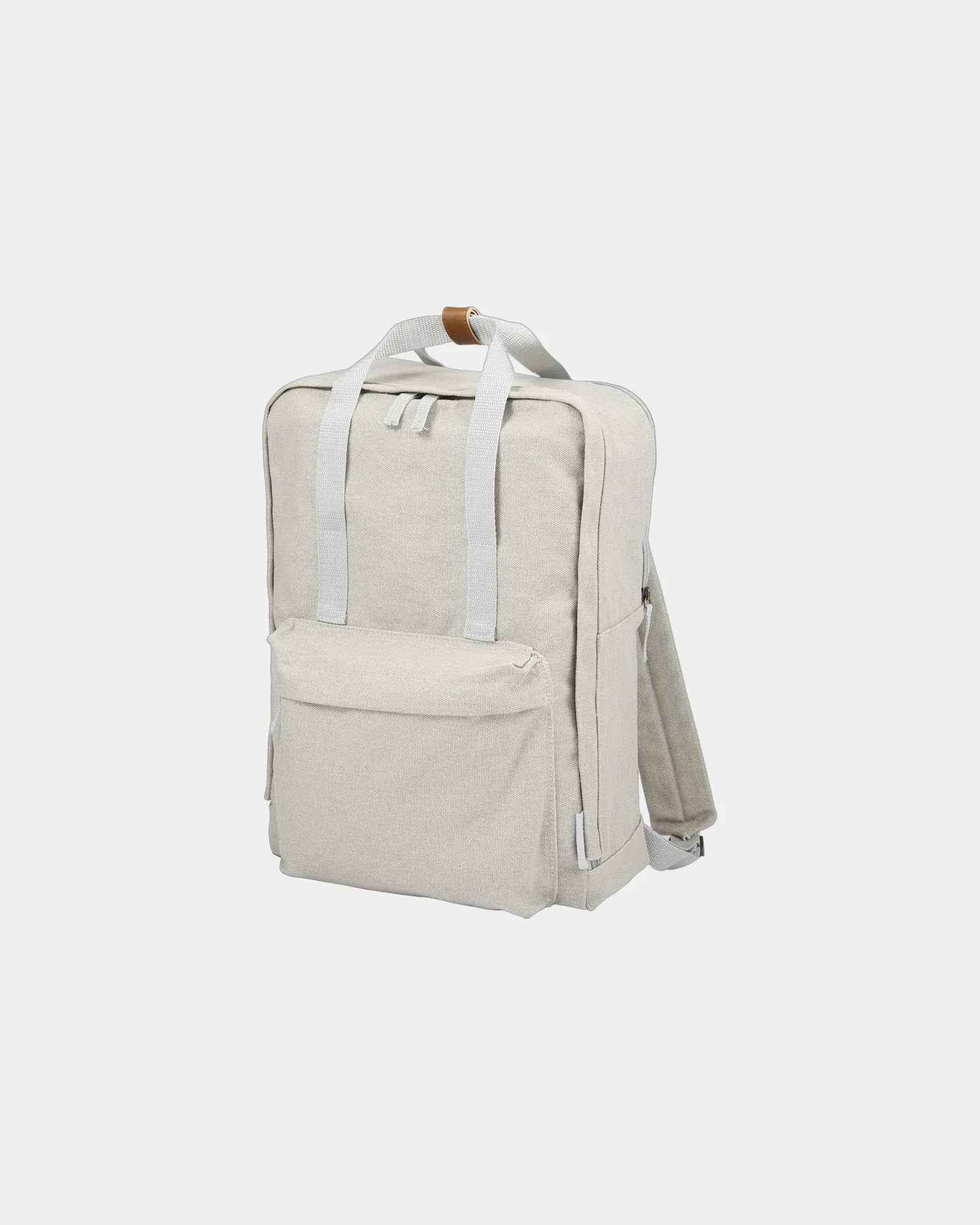 Custom cotton canvas 15" computer backpack - 1