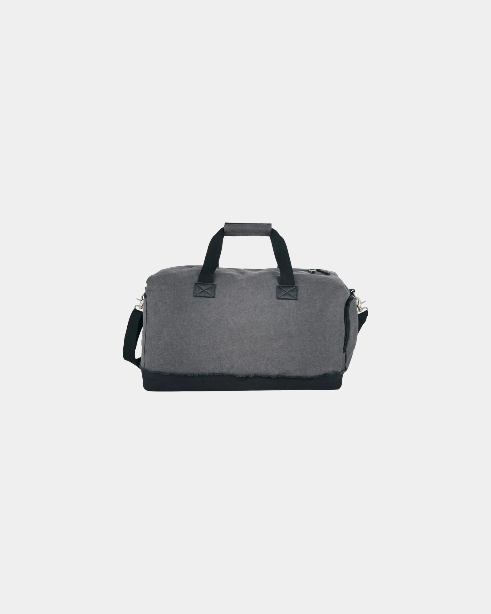 Custom canvas 21" weekender duffel bag with shoe pocket - 8