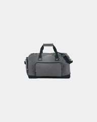 Custom canvas 21" weekender duffel bag with shoe pocket - Gray (Gy)