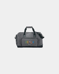 Custom canvas 21" weekender duffel bag with shoe pocket - 9