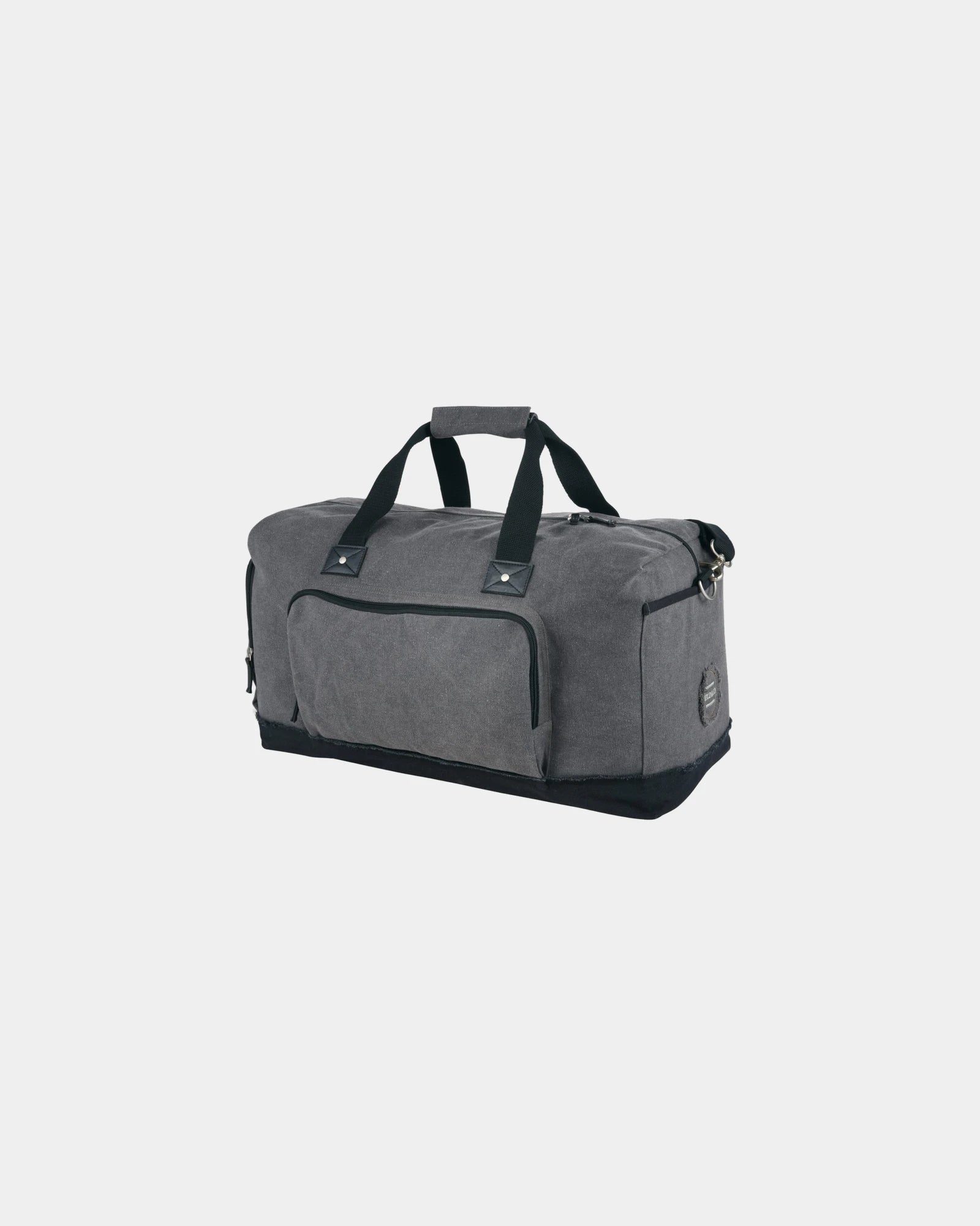 Custom canvas 21" weekender duffel bag with shoe pocket - 2