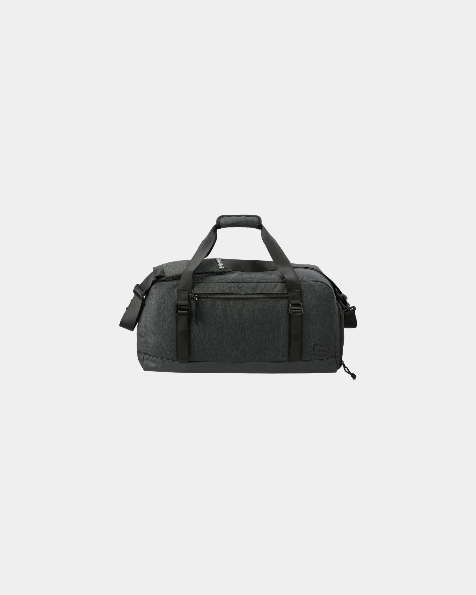 Custom recycled polyester 20 in duffel bag - Charcoal (Ca)