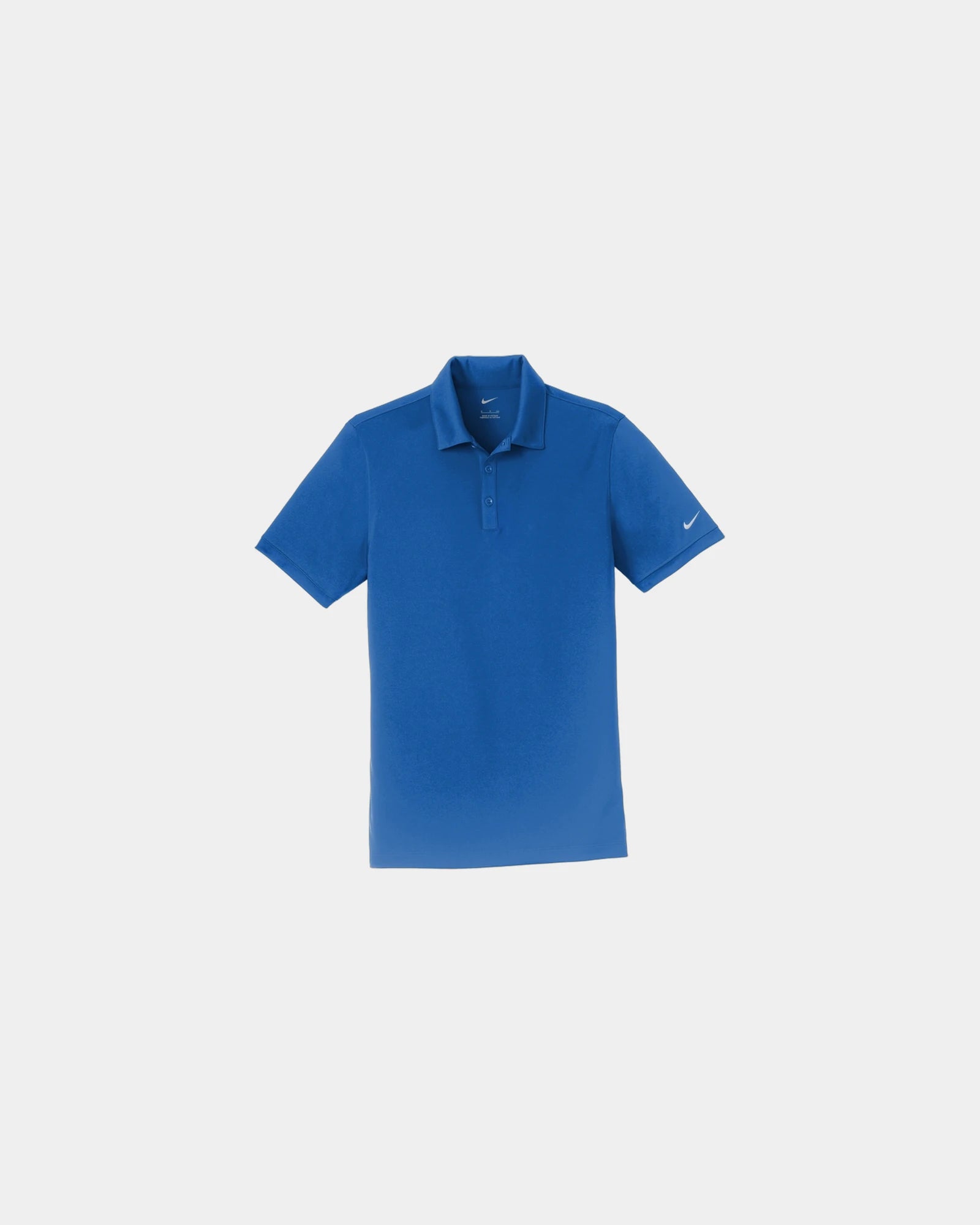 Custom polyester polo Nike Dri-FIT Players Modern Fit - Gym Blue