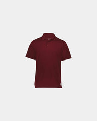 Custom moisture-wicking Russell Athletic Essential Polo - Cardinal