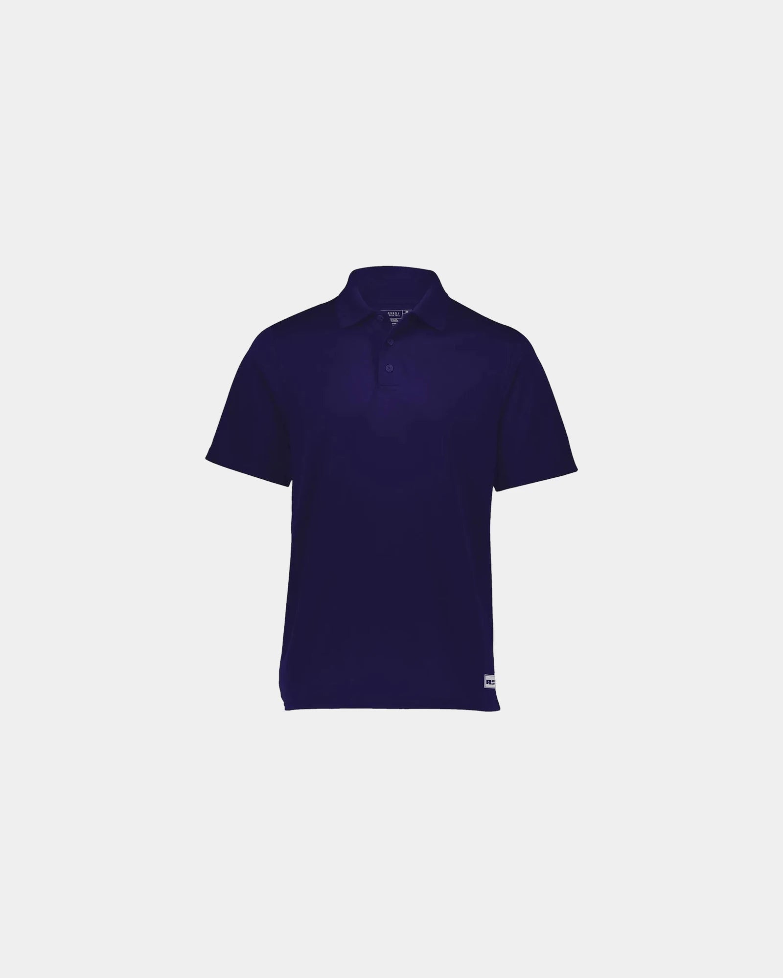 Custom moisture-wicking Russell Athletic Essential Polo - Purple