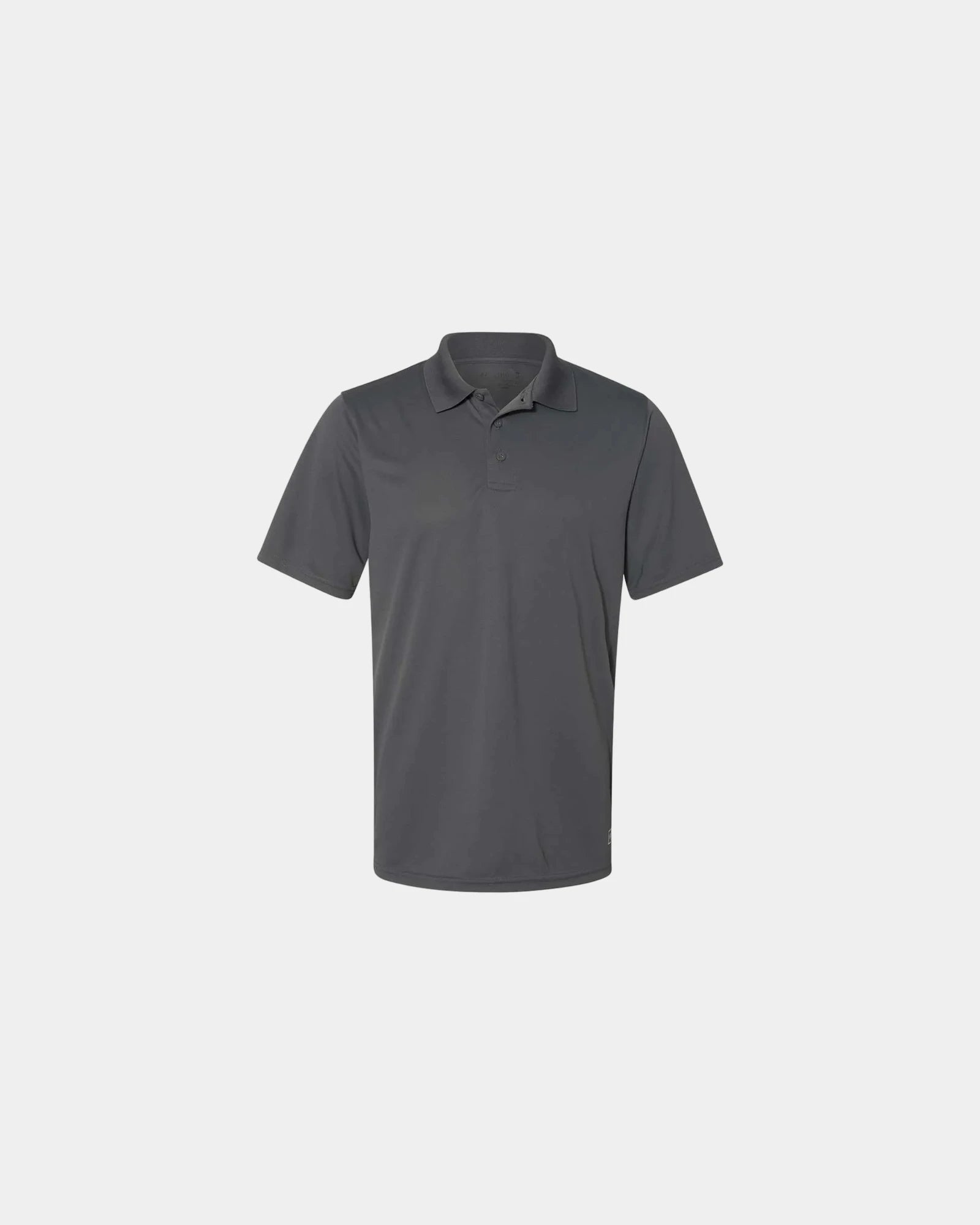 Custom moisture-wicking Russell Athletic Essential Polo - Stealth