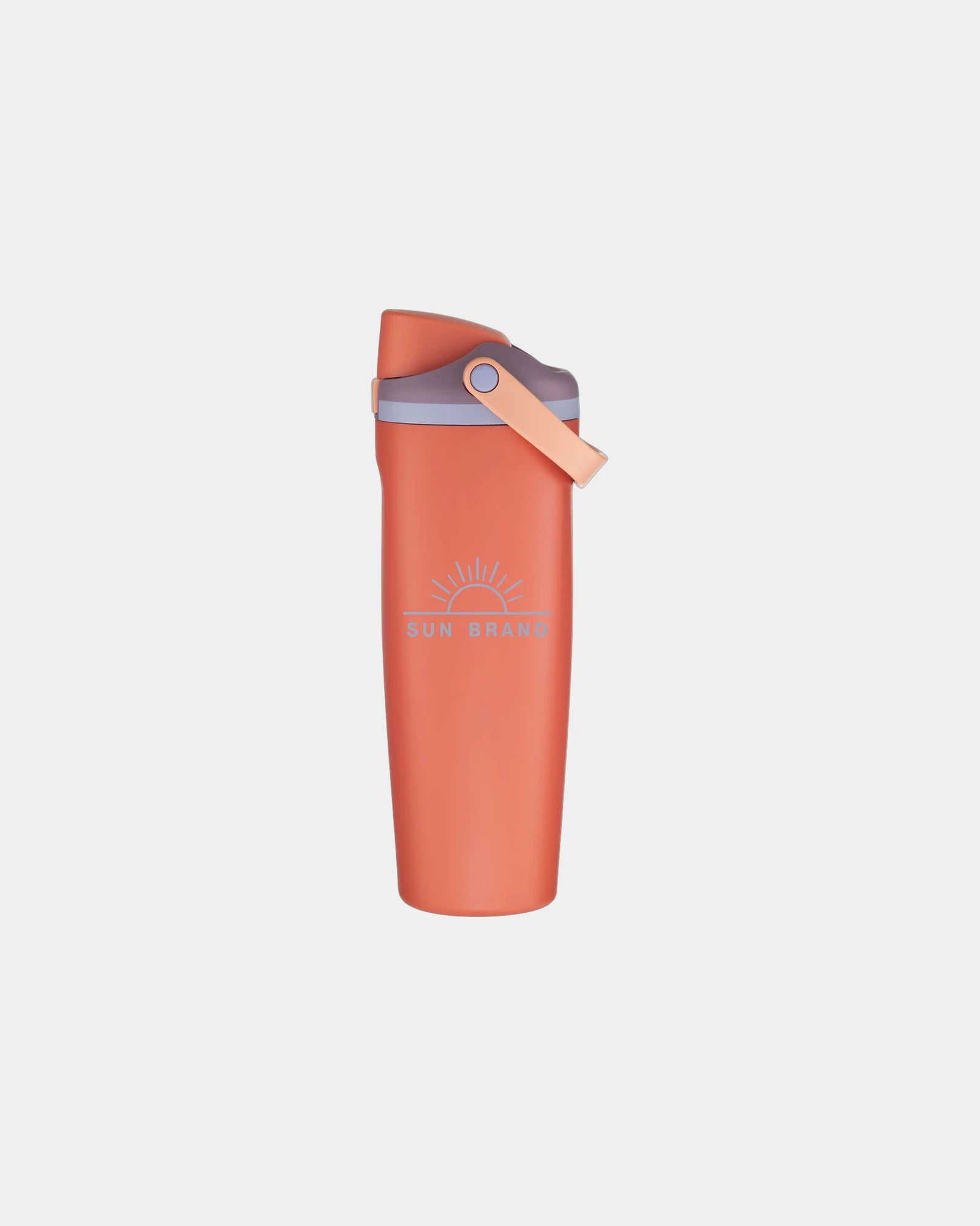 Promotional 30 oz stainless water bottle with handle - Terracotta Sunsert