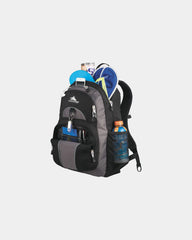Custom polycanvas backpack with padded shoulder straps - 3