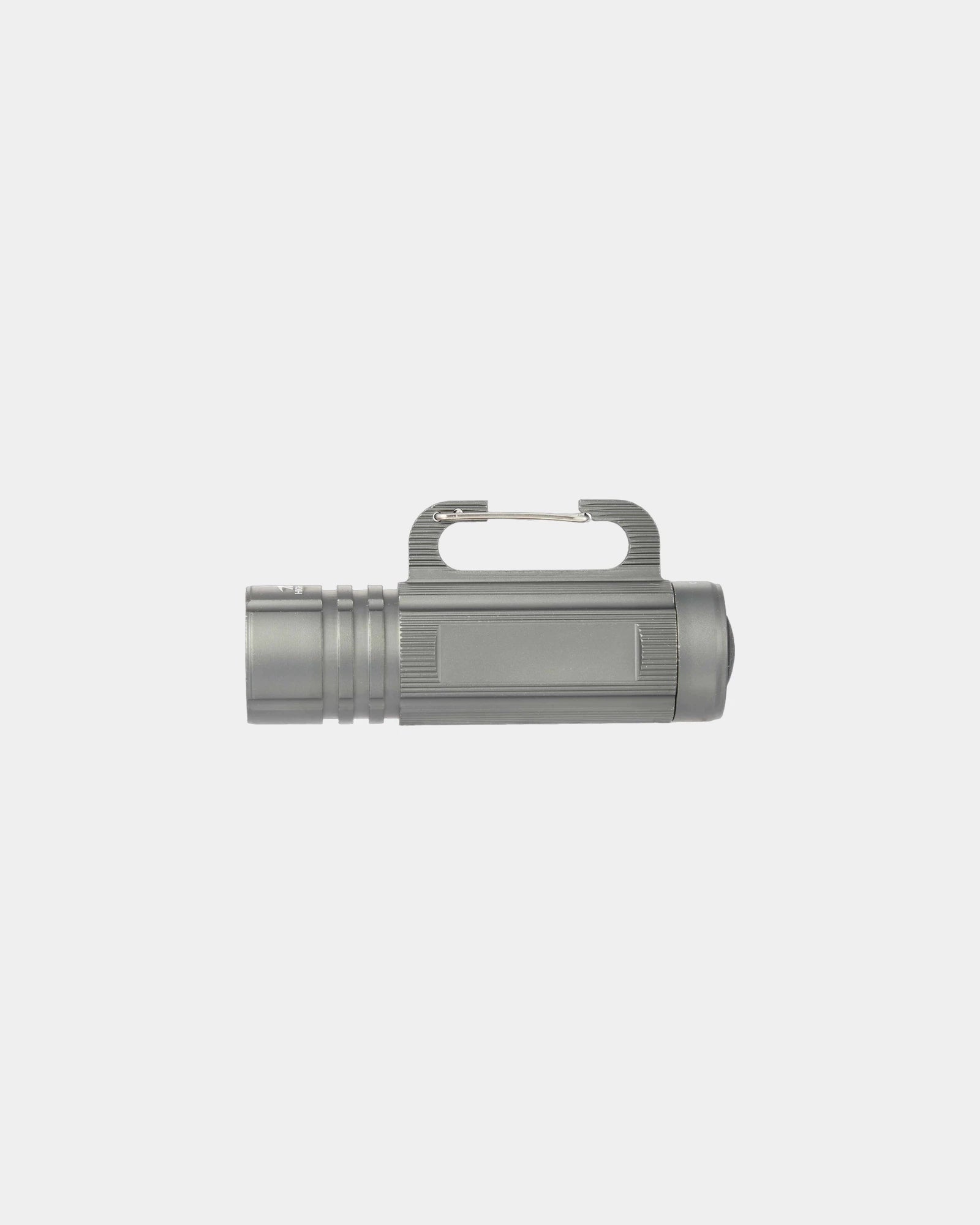 Custom aluminum carabiner hook flashlight for teams - Graphite (Ga)