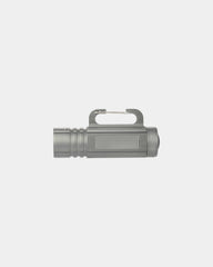 Custom aluminum carabiner hook flashlight for teams - Graphite (Ga)