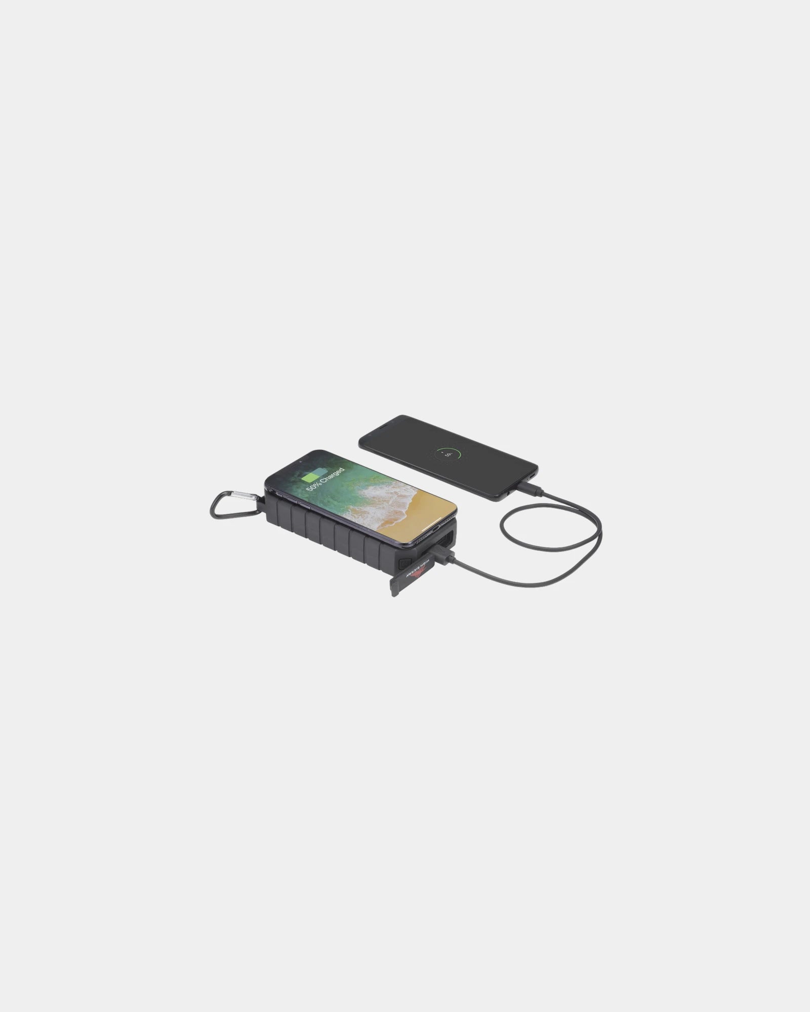 Custom solar 10,000 mAh wireless power bank IPX5 - 7
