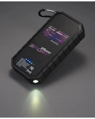 Custom solar 10,000 mAh wireless power bank IPX5 - 11