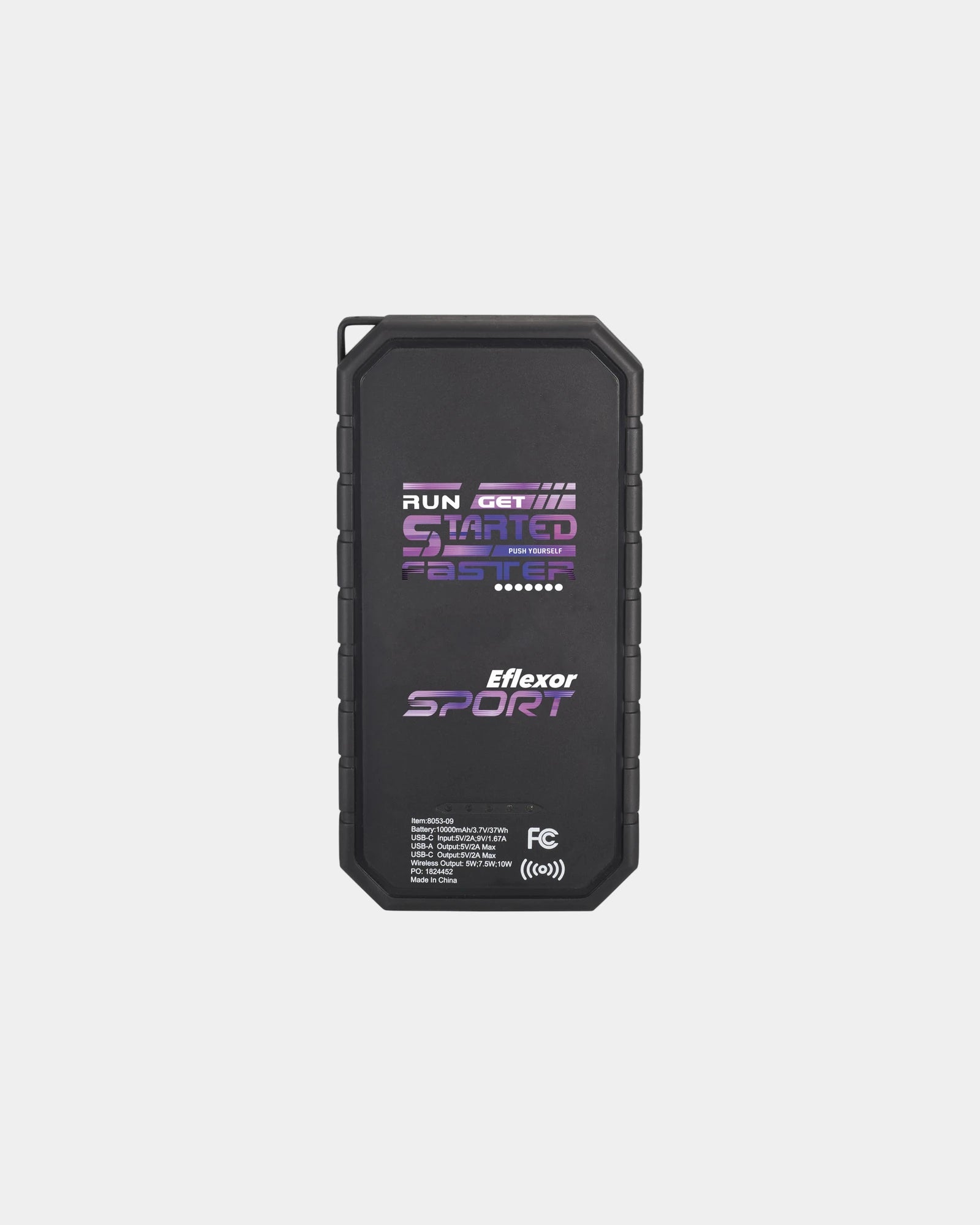 Custom solar 10,000 mAh wireless power bank IPX5 - 3