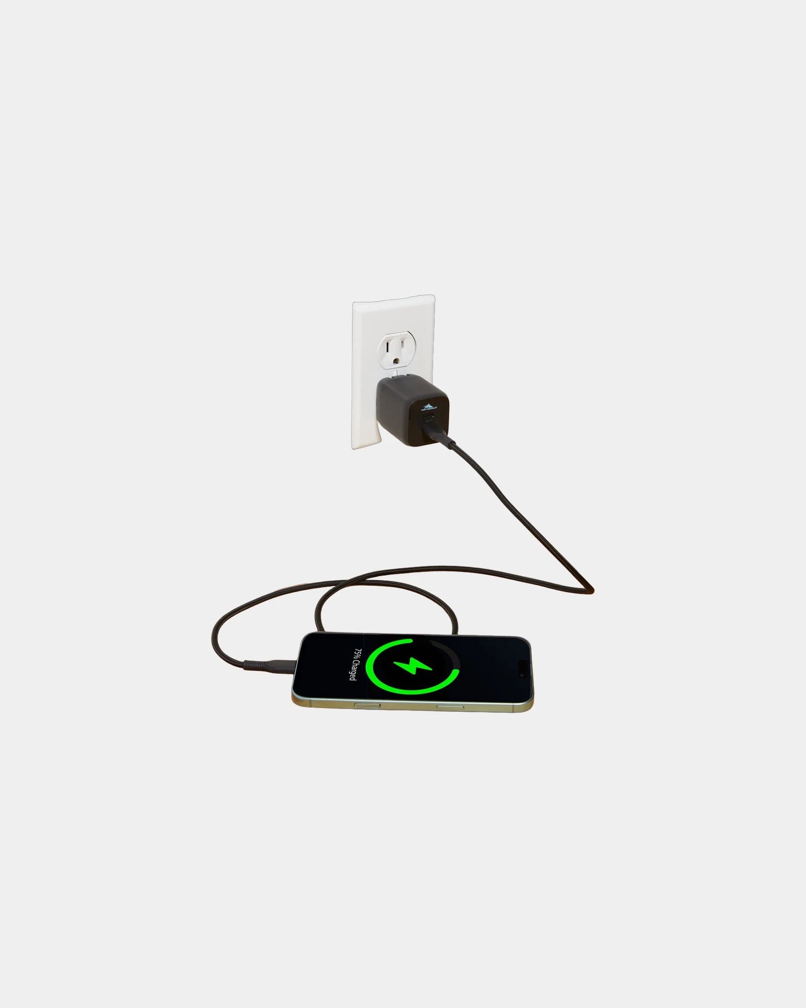 Custom RPET 65W wall charger and cable kit pouch - 1