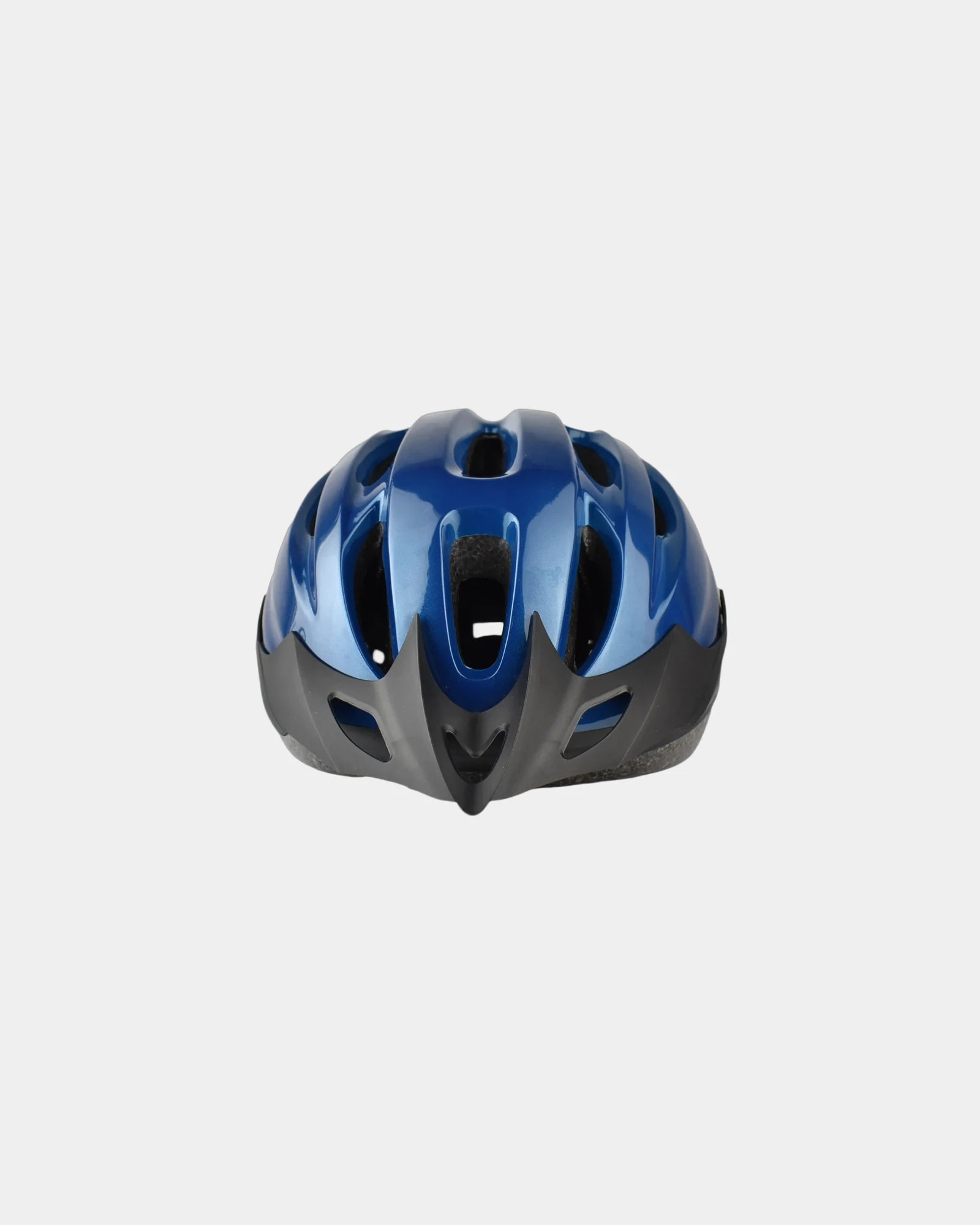 Custom CPSC-certified bike helmet with sizing wheel - Blue Mantelic Pms 302C