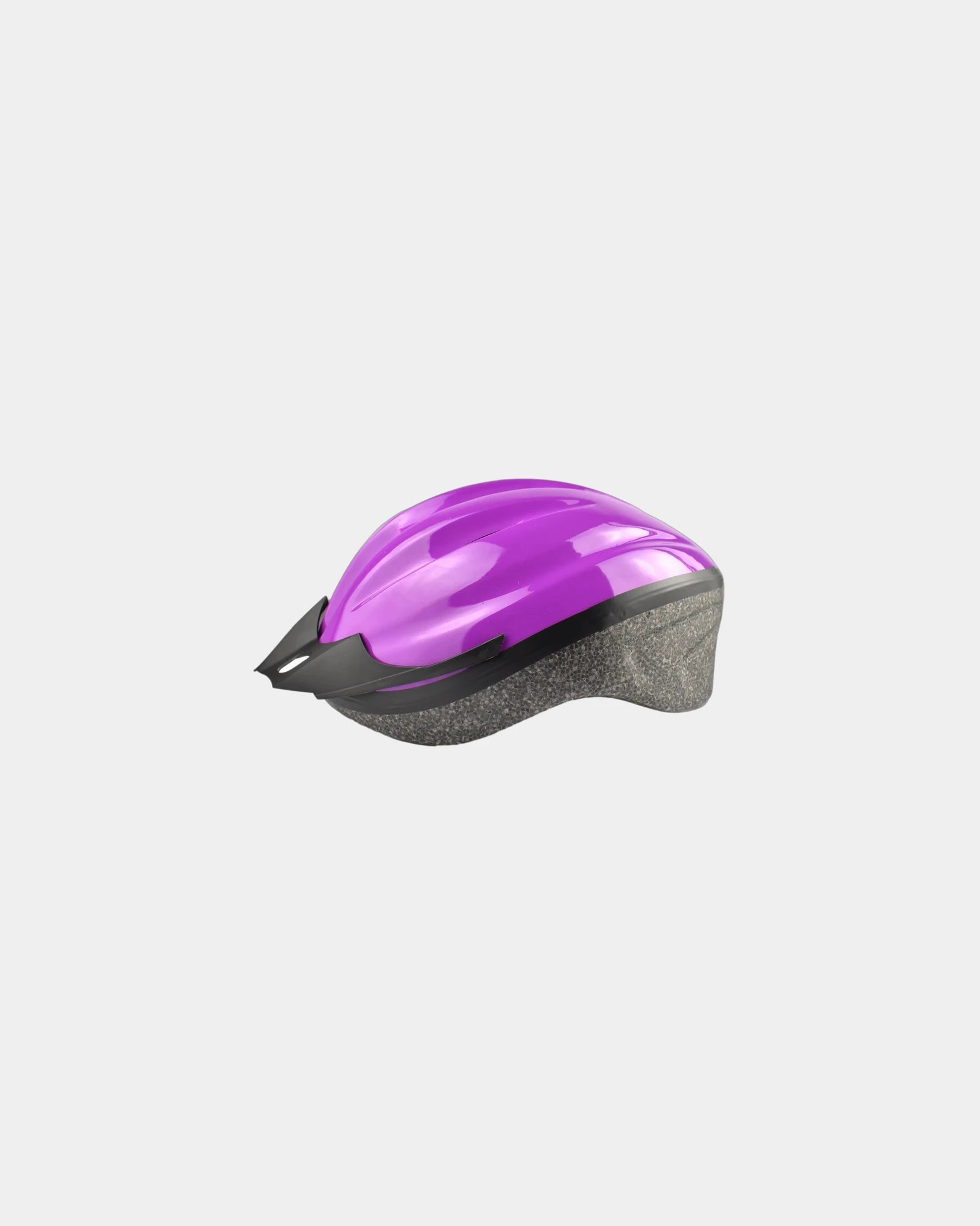 Custom CPSC-certified bike helmet with sizing wheel - Purple Pms2602C