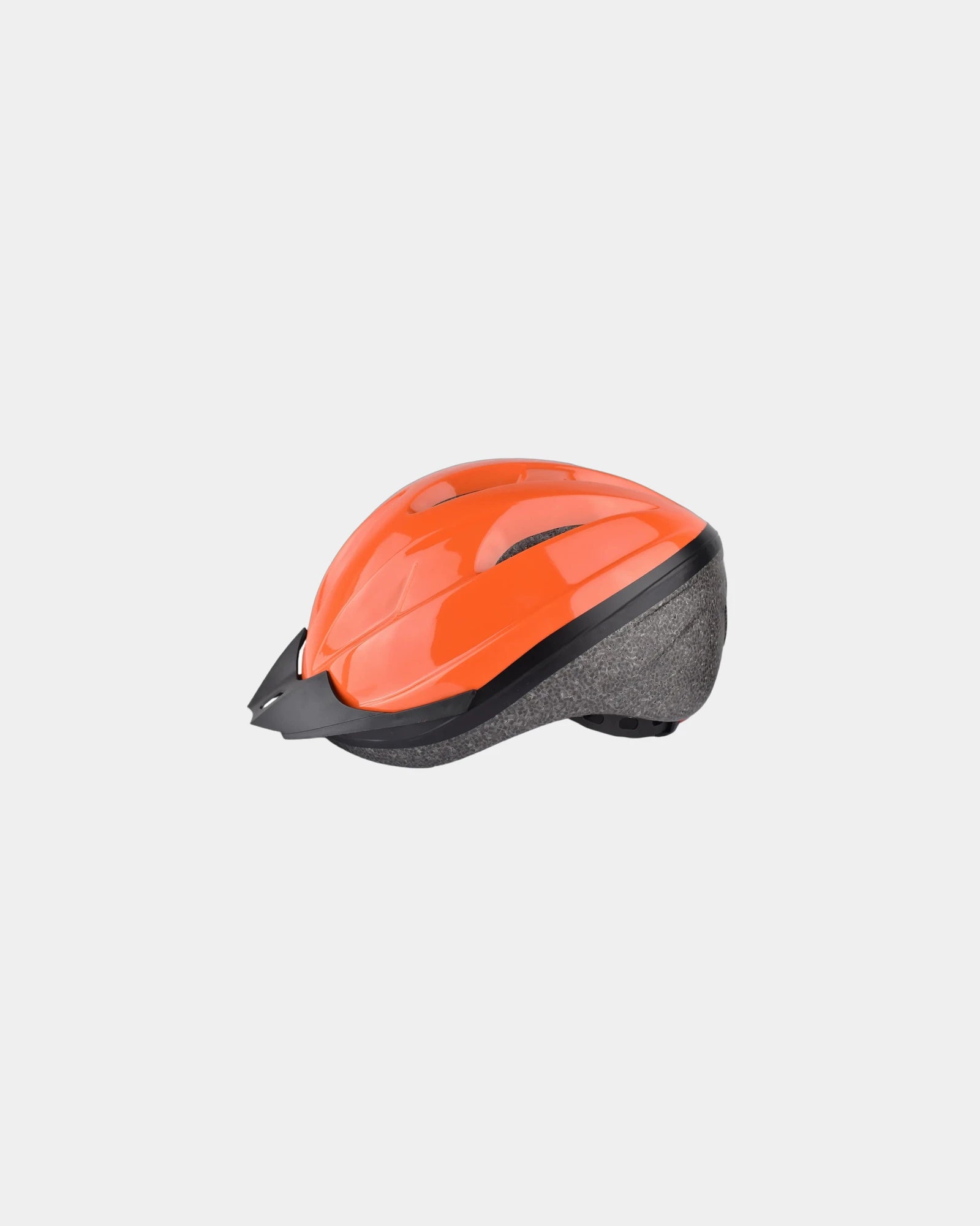 Custom CPSC-certified bike helmet with sizing wheel - Orange 165C