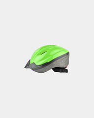 Custom CPSC-certified bike helmet with sizing wheel - Green Pms 361C