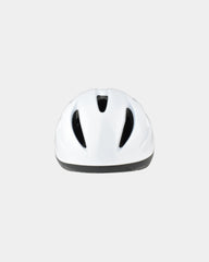 Custom CPSC-certified bike helmet with sizing wheel - White