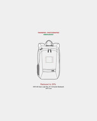 Custom 15" laptop backpack Case Logic Key polycanvas - 4