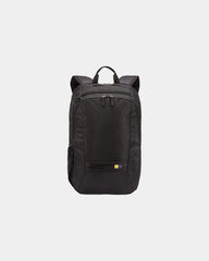 Custom 15" laptop backpack Case Logic Key polycanvas - Black (Bk)