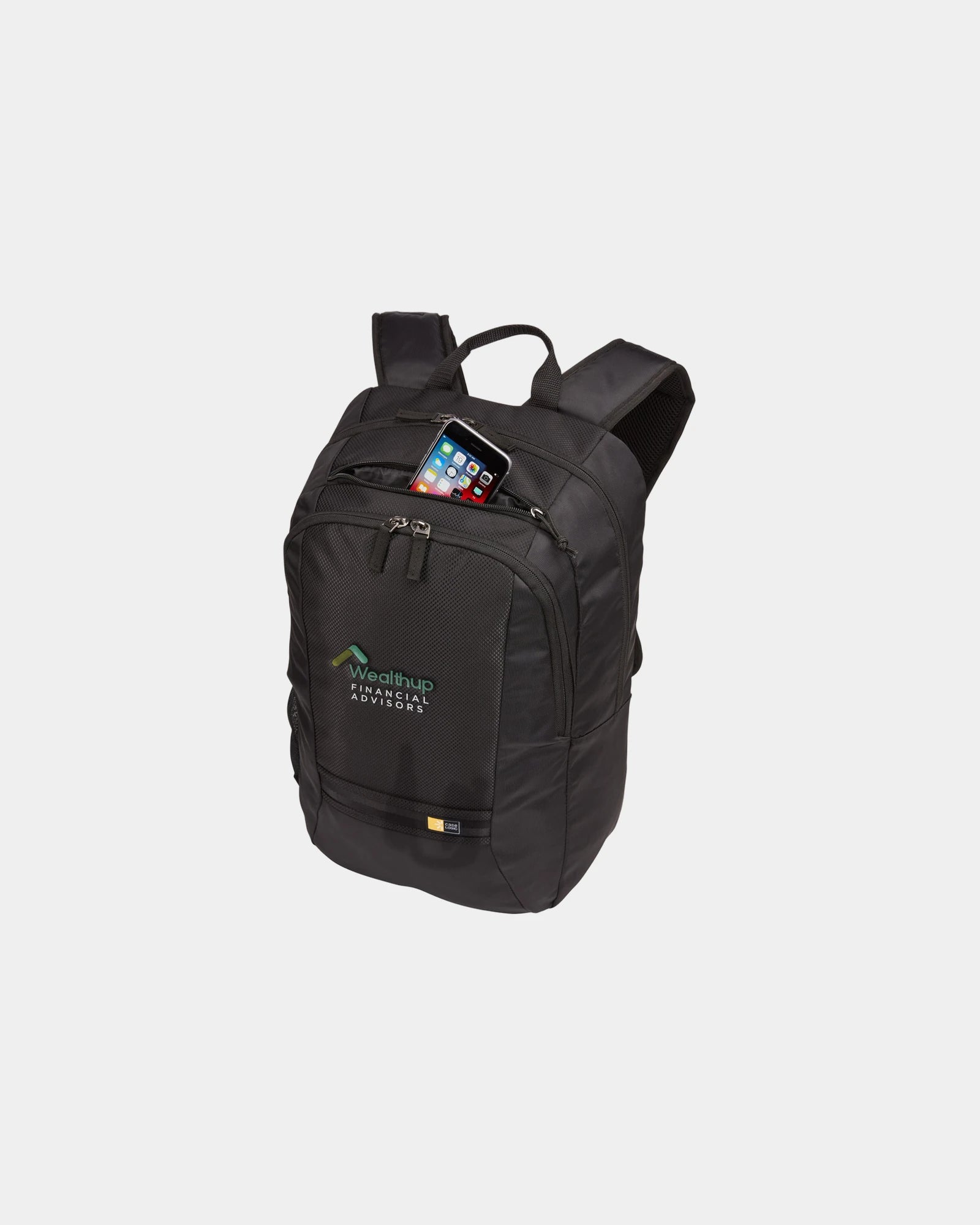 Custom 15" laptop backpack Case Logic Key polycanvas - 9